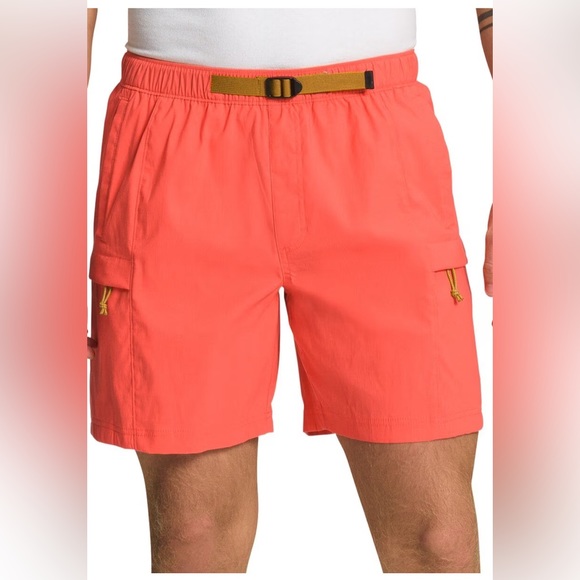 The North Face Class V Belted Trunk The North Face Shorts Large Retro Orange - Picture 1 of 7
